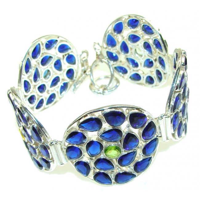 Royal London Blue Topaz Sterling Silver Bracelet