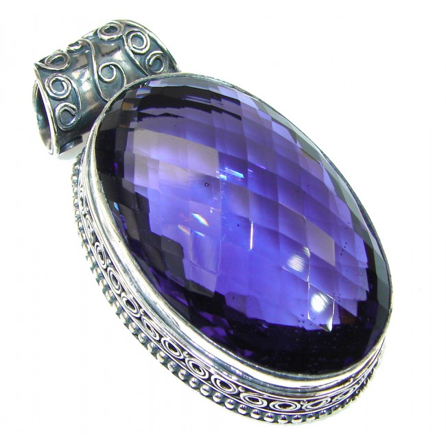 Lavender Dream! Purple Quartz Sterling Silver Pendant