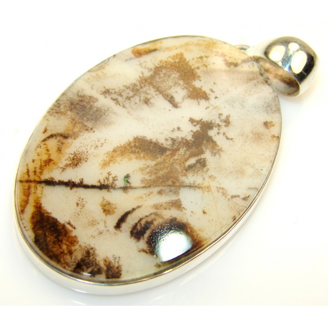 Awesome Scentic Agate Sterling Silver Pendant