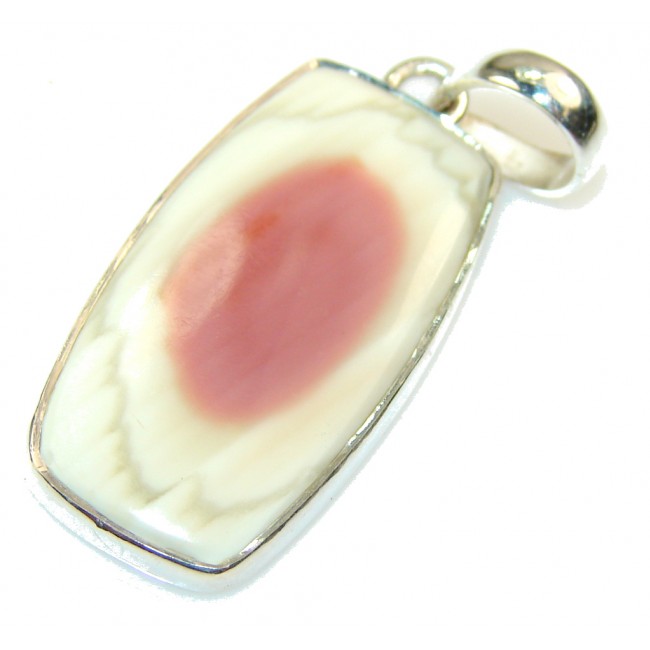 Unique AAA+++ Imperial Jasper Sterling Silver Pendant