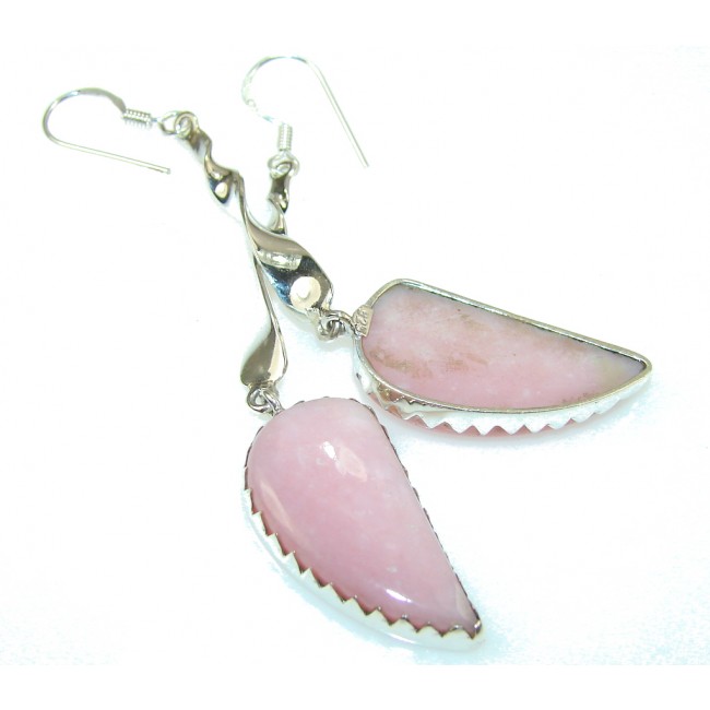 My Sweet Pink Opal Sterling Silver earrings