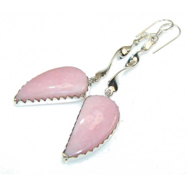 My Sweet Pink Opal Sterling Silver earrings