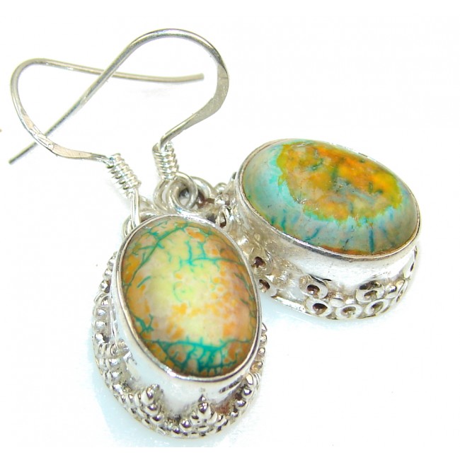 New Design Of Turquoise Sterling Silver earrings