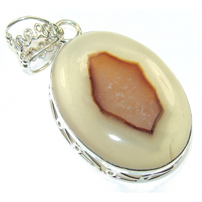 New Classy! Agate Sterling Silver Pendant