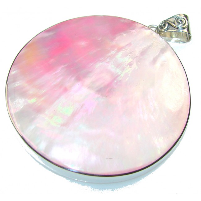 Passion Light Pink Blister Pearl Sterling Silver pendant