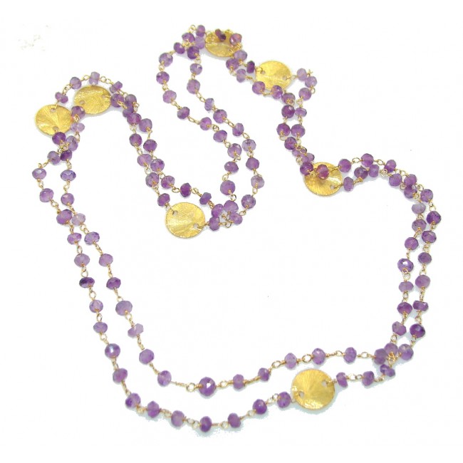 Fabulous Purple Amethyst necklace