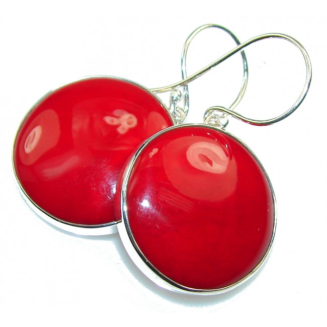 Store Of Love!! Fossilized Coral Sterling Silver earrings