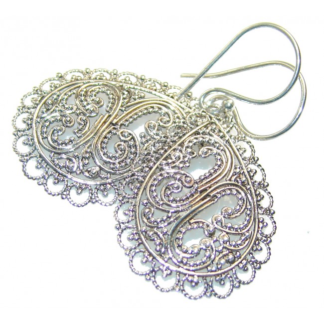 Amazing Handcrafted Sterling Silver Earrings