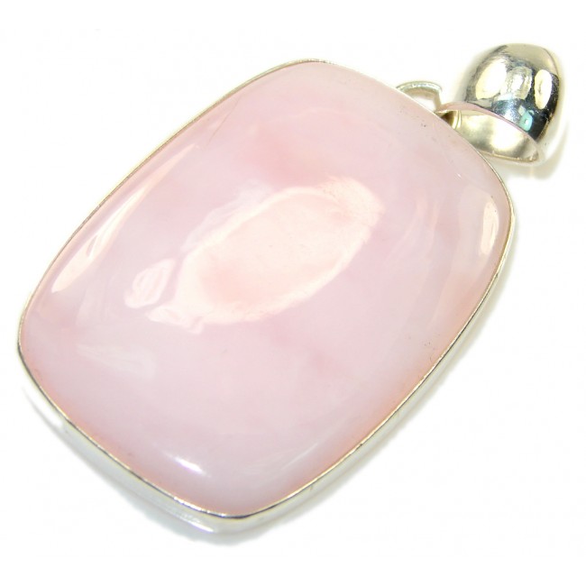 Passion Light Pink Opal Sterling Silver Pendant