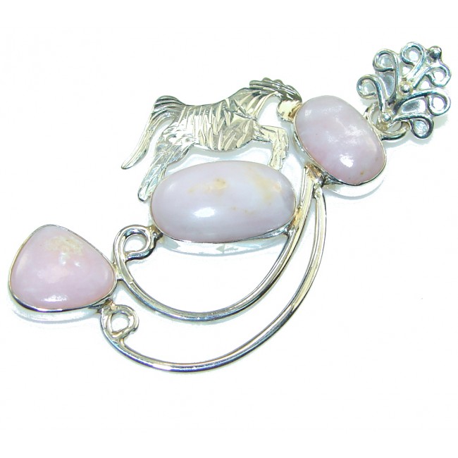 Delicte Light Pink Opal Sterling Silver Pendant