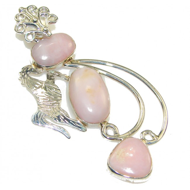 Delicte Light Pink Opal Sterling Silver Pendant