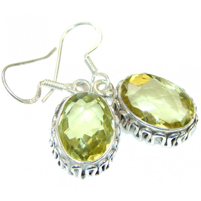 Sunset Secret!! Citrine Sterling Silver earrings