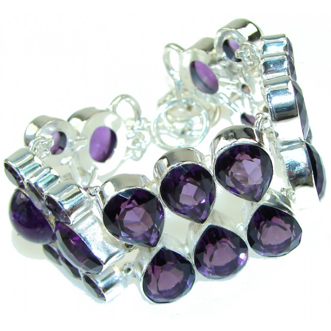 Lavender Dreams!! Amethyst Sterling Silver Bracelet