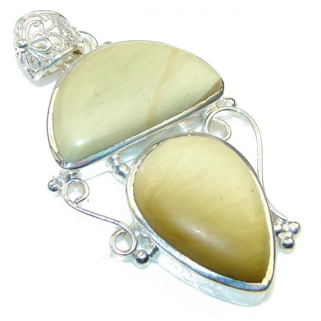 Big! The One!! Imperial Jasper Sterling Silver Pendant