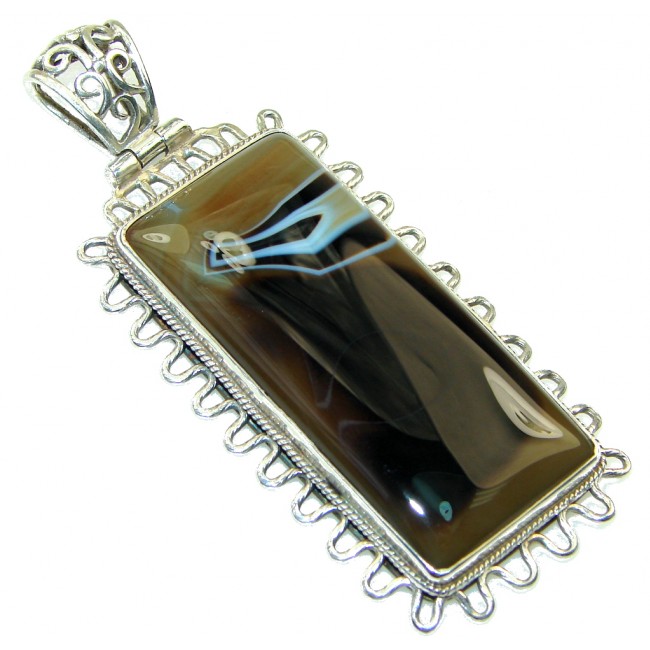Opening Night! Agate Sterling Silver Pendant