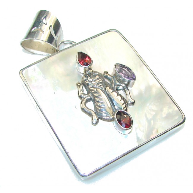 Fashion!! Blister Pearl Sterling Silver pendant