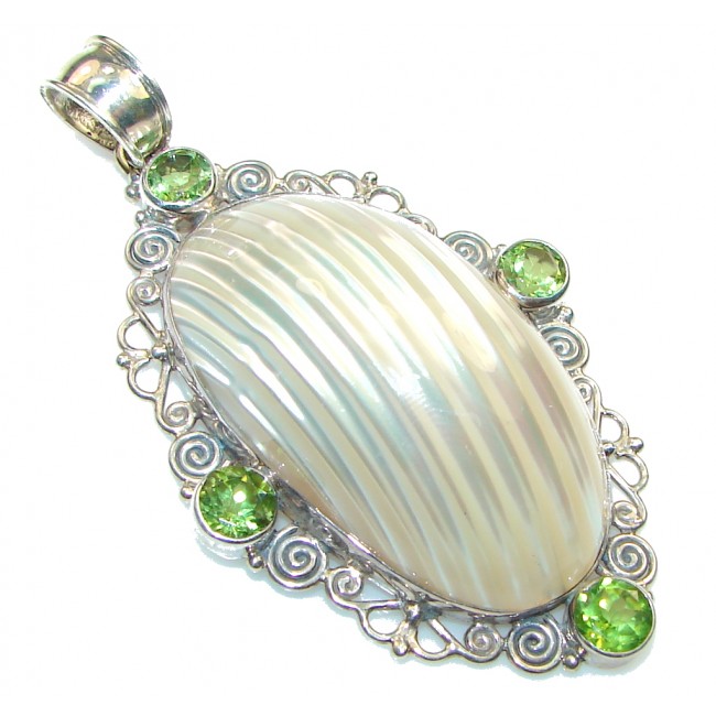 Perfect! Silver Ocean Shell Sterling Silver Pendant