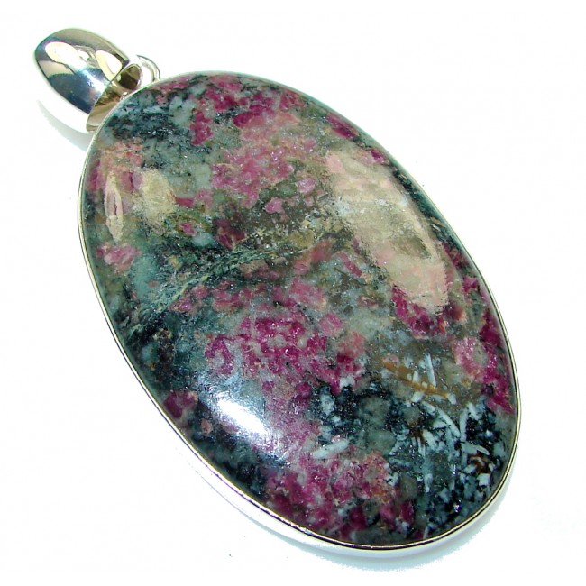 Perfect! Russian Eudialyte Sterling Silver Pendant