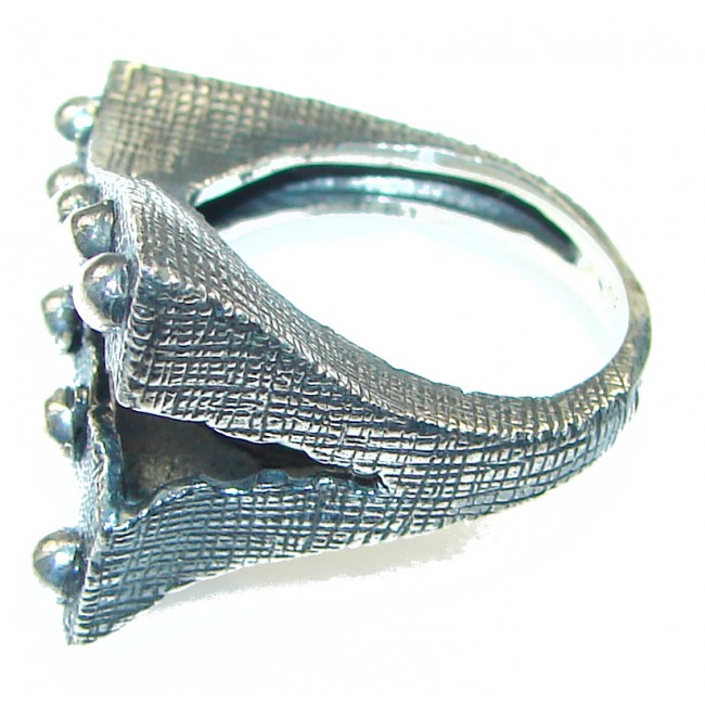 Fashion Design! Silver Sterling Silver Ring s. 7 1/4