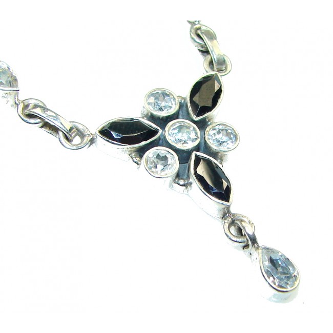 Perfect!! White Topaz Sterling Silver necklace