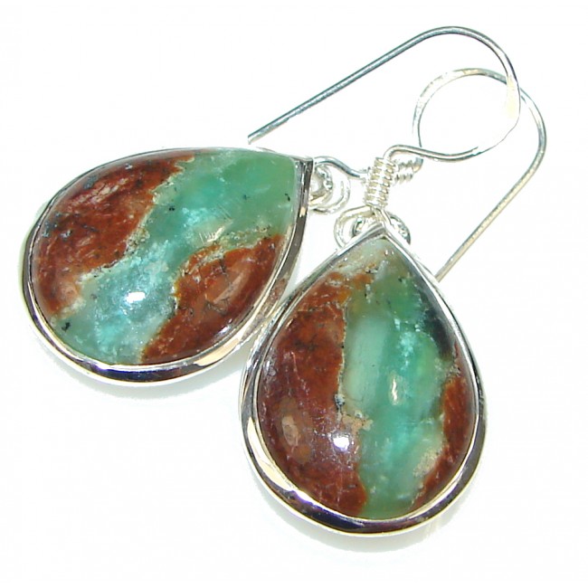 Beautiful Peruvian Opal Sterling Silver earrings