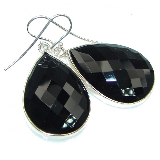 Just Perfect! Black Onyx Sterling Silver earrings