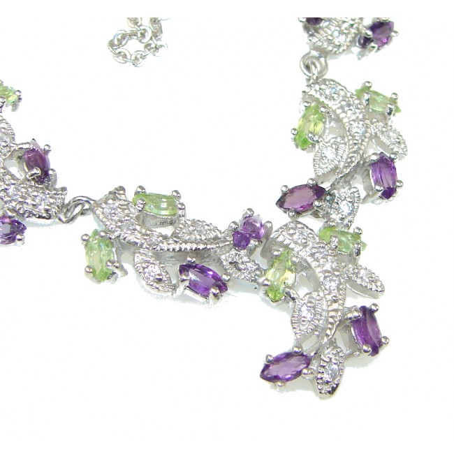 Lavender Secret! Purple Amethyst Sterling Silver necklace