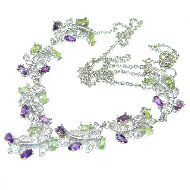 Lavender Secret! Purple Amethyst Sterling Silver necklace