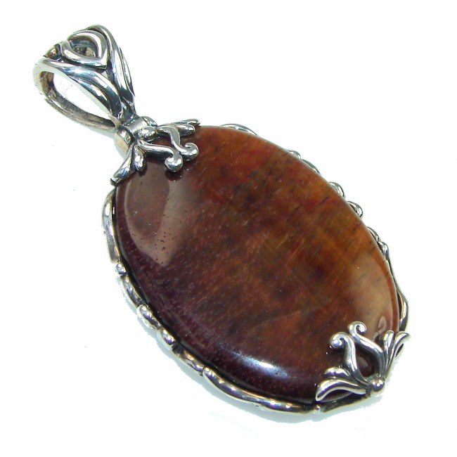 Just Perfect! Tigers Eye Sterling Silver Pendant