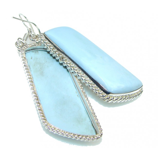 Secret! Blue Lace Agate Sterling Silver earrings