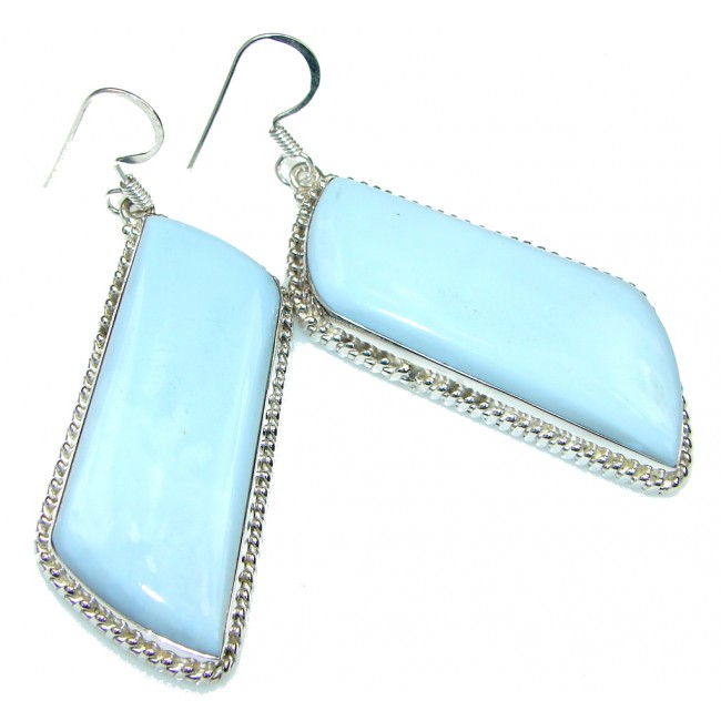 Secret! Blue Lace Agate Sterling Silver earrings
