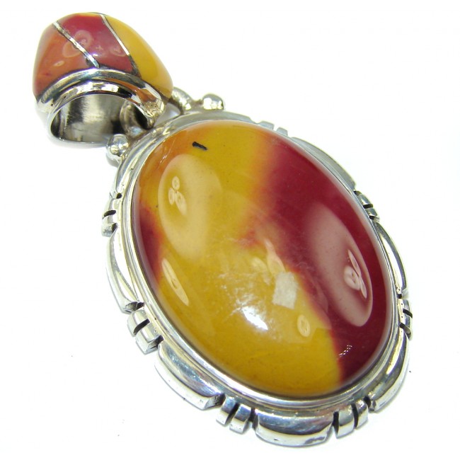 Just Perfect! Australian Mookaite Sterling Silver Pendant