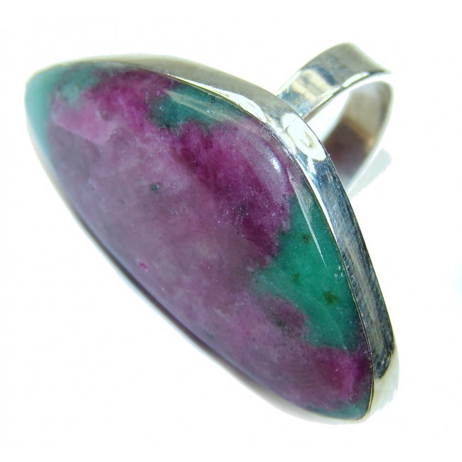 Awesome! Russian Eudialyte Sterling Silver Ring s. 7