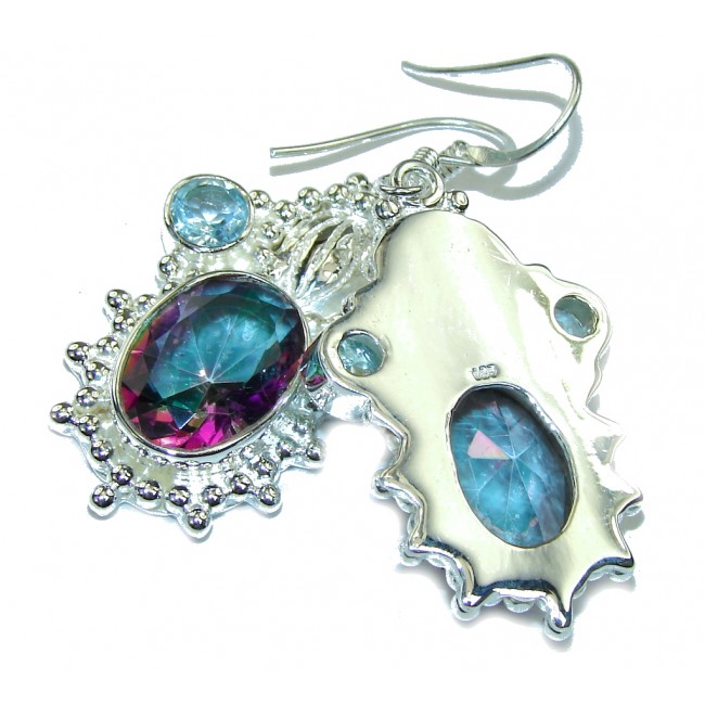 Magical Secret Magic Topaz Sterling Silver earrings