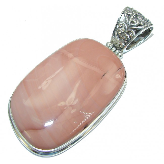 Perfect AAA Imperial Jasper handcrafted Sterling Silver Pendant