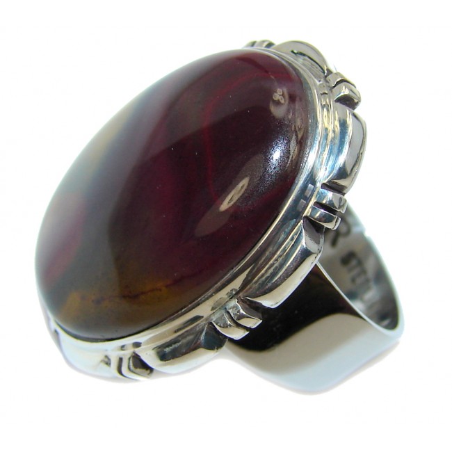 Perfect Mystic Mookaite Sterling Silver Ring s. 6 1/4