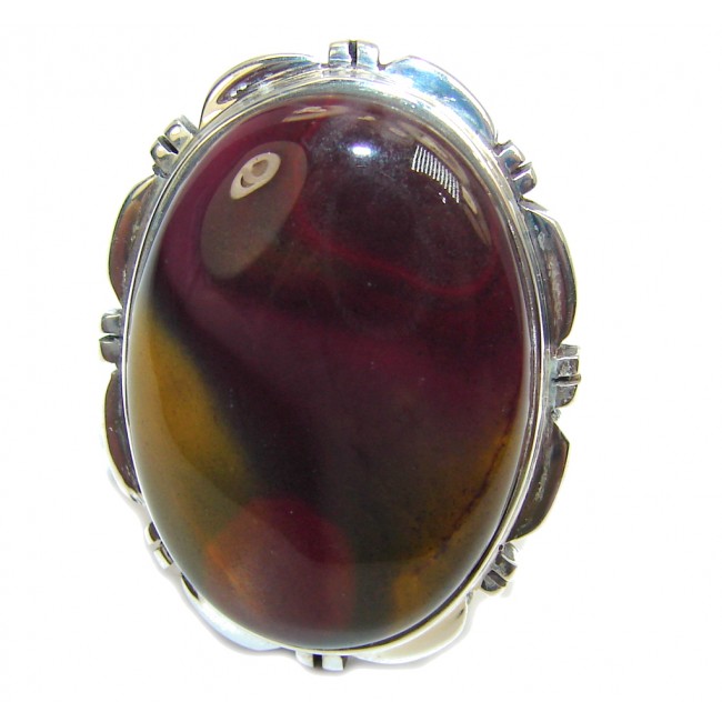 Perfect Mystic Mookaite Sterling Silver Ring s. 6 1/4