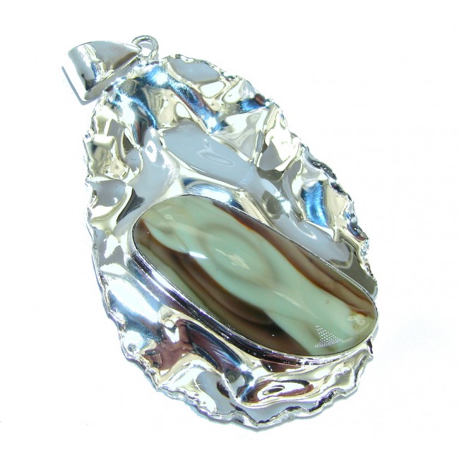 Exclusive AAA+ quality Imperial Jasper Sterling Silver Pendant