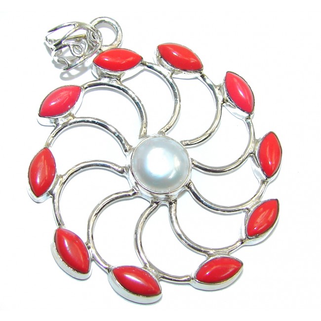Perfect Frech Water Pearl Sterling Silver pendant