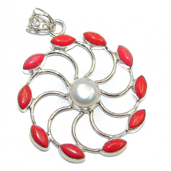 Perfect Frech Water Pearl Sterling Silver pendant