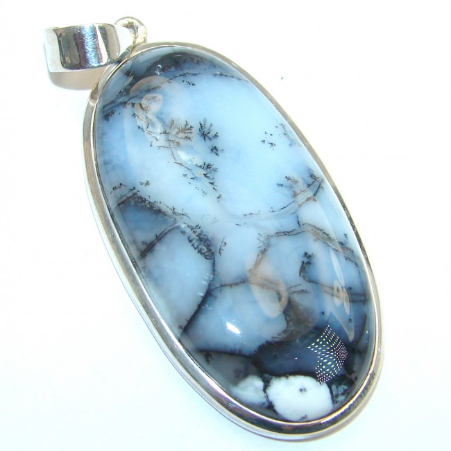 Perfect quality Dendritic Agate Sterling Silver handmade Pendant