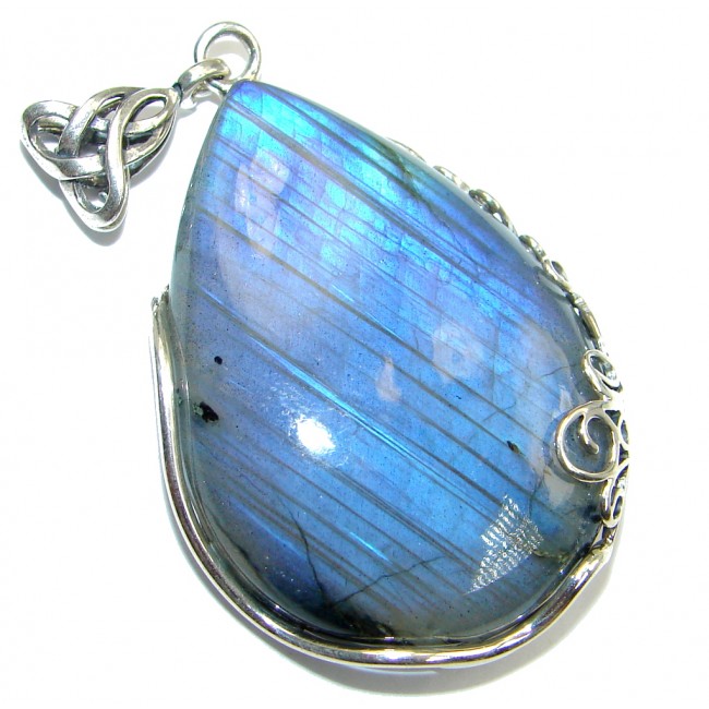 Highest quality Blue Labradorite Sterling Silver handmade Pendant