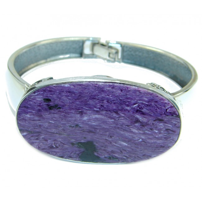 Lavender Dreams Authentic Siberian Charoite Sterling Silver handmade Bracelet