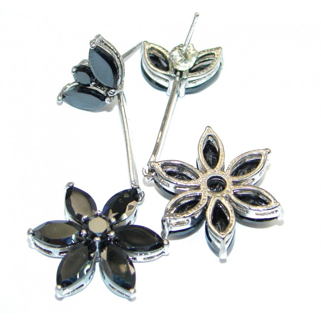 Great Style Onyx Sterling Silver handmade earrings