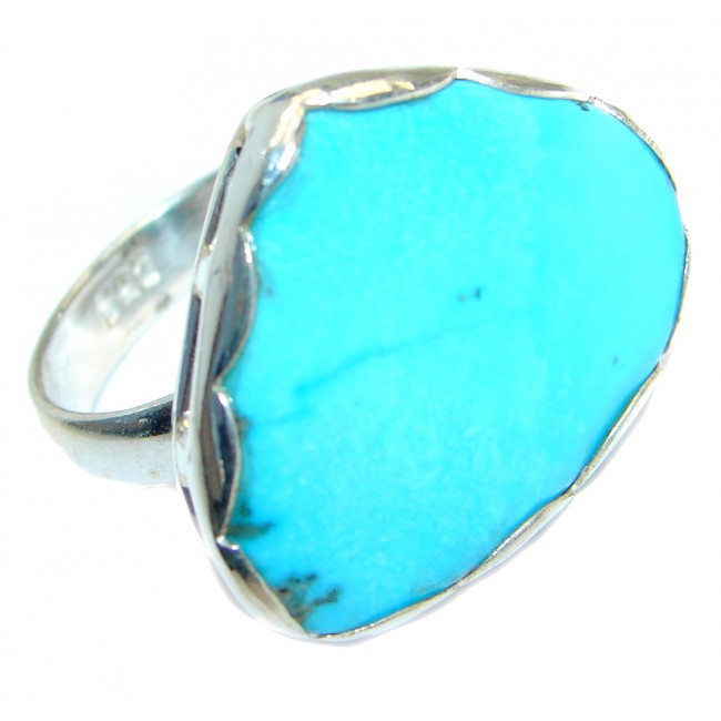 Sleeping Beauty Turquoise Sterling Silver Ring size 6