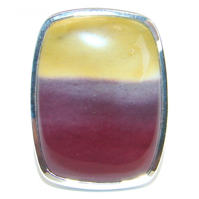 Australian Mookaite .925 Sterling Silver handcrafted Ring size 7