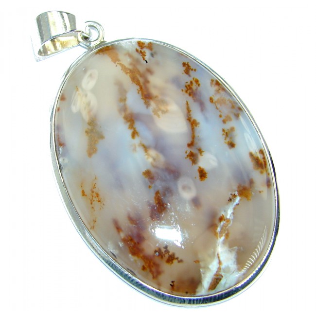 Best quality Montana Agate .925 Sterling Silver handcrafted Pendant
