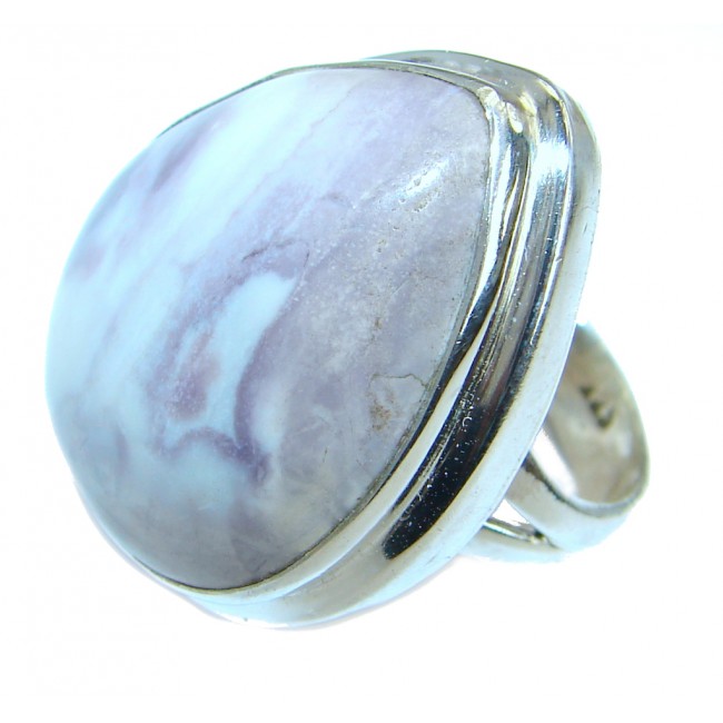 Perfect Tiffany Jasper .925 Sterling Silver handmade Ring s. 7