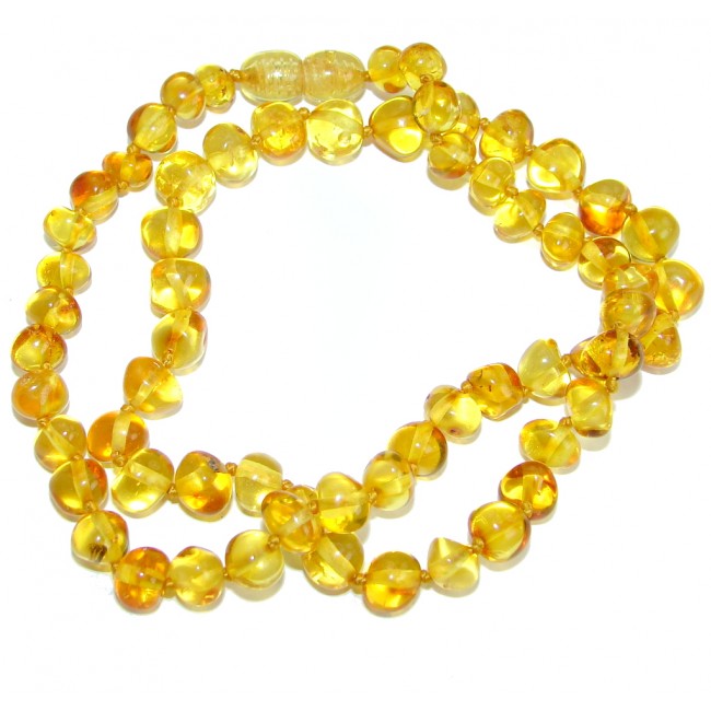 Fabulous Natural Baltic Amber handcrafted 16 inches Necklace