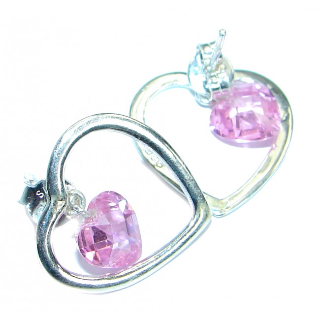 Pink Passion Topaz .925 Sterling Silver earrings